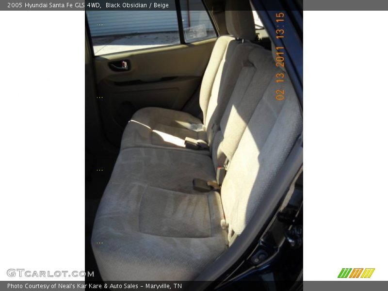 Black Obsidian / Beige 2005 Hyundai Santa Fe GLS 4WD