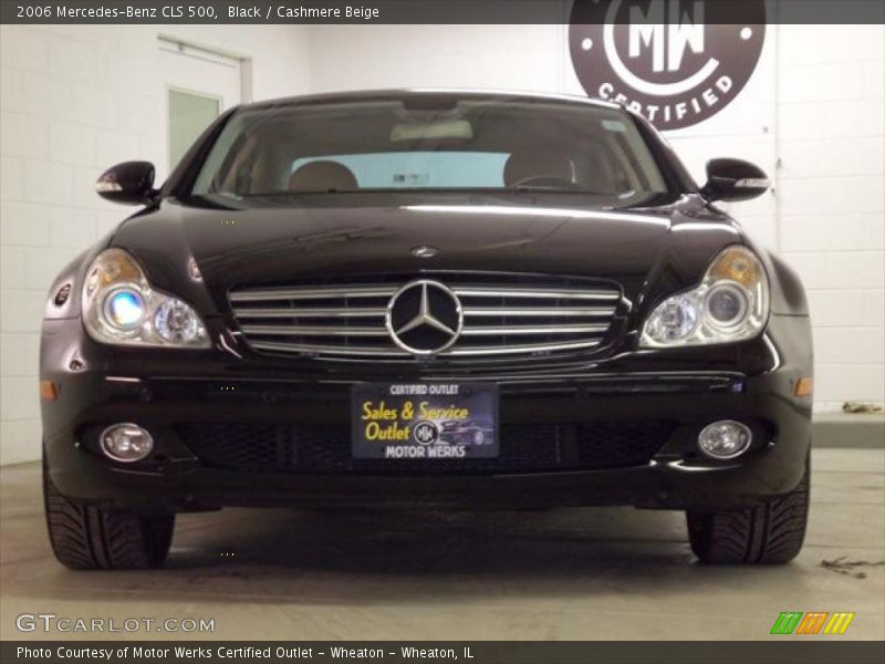 Black / Cashmere Beige 2006 Mercedes-Benz CLS 500