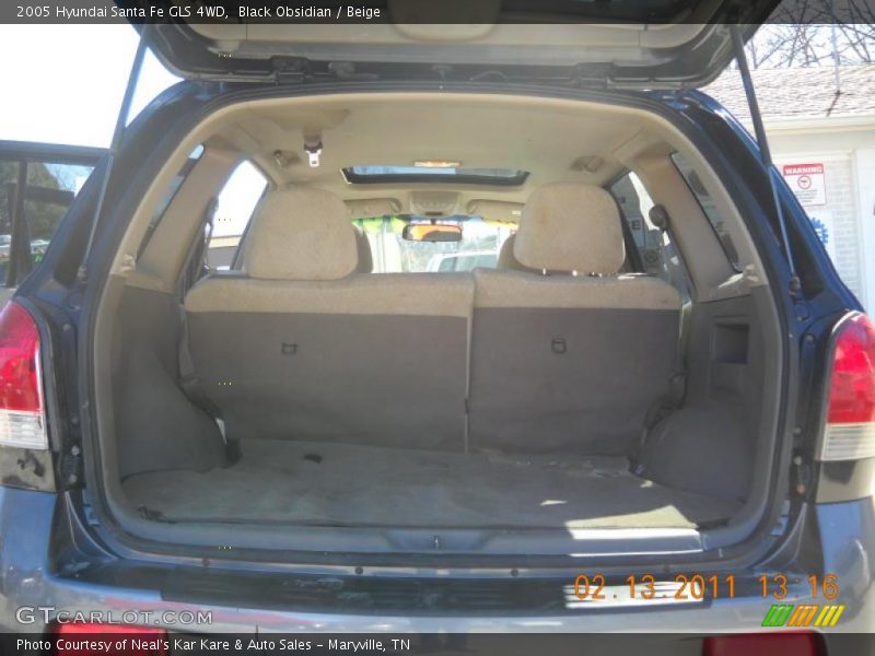 Black Obsidian / Beige 2005 Hyundai Santa Fe GLS 4WD