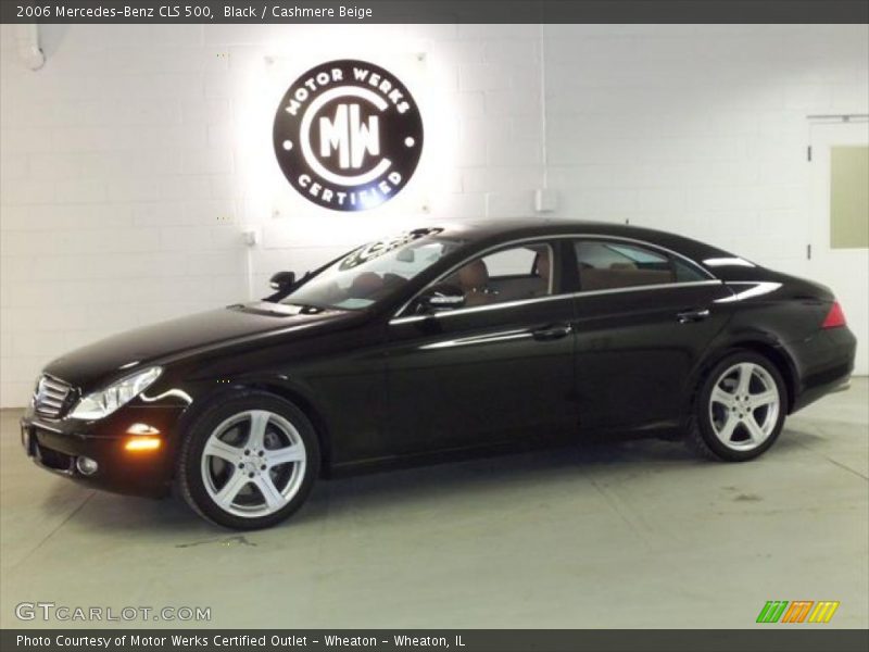 Black / Cashmere Beige 2006 Mercedes-Benz CLS 500