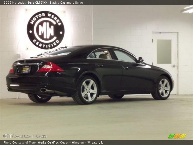 Black / Cashmere Beige 2006 Mercedes-Benz CLS 500