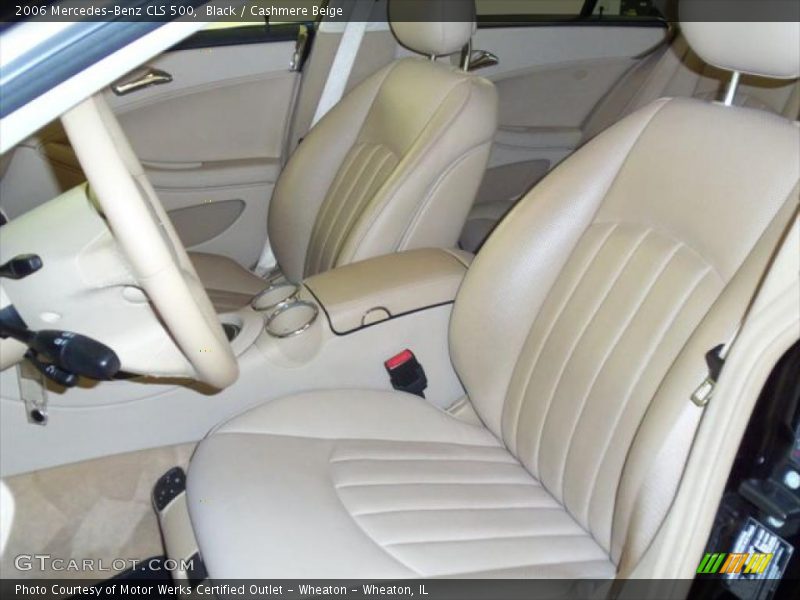 Black / Cashmere Beige 2006 Mercedes-Benz CLS 500