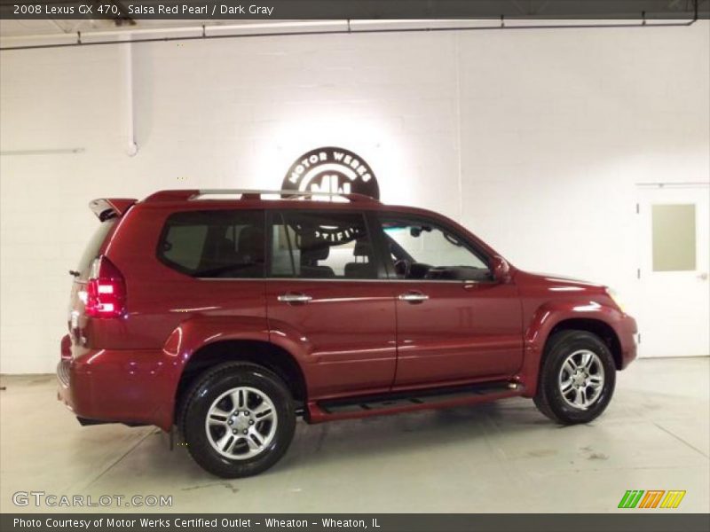 Salsa Red Pearl / Dark Gray 2008 Lexus GX 470
