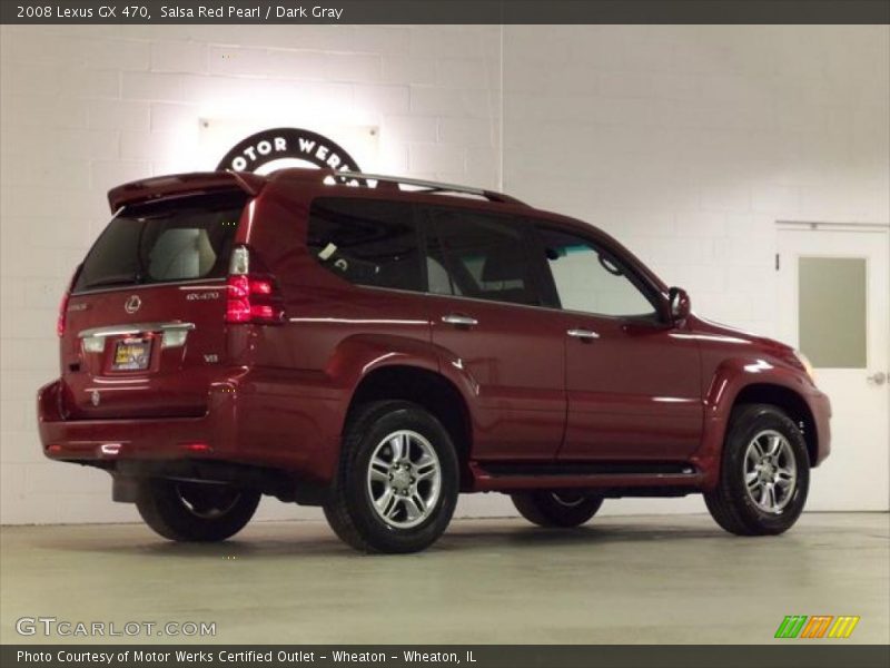 Salsa Red Pearl / Dark Gray 2008 Lexus GX 470