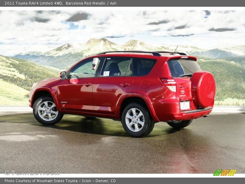 Barcelona Red Metallic / Ash 2011 Toyota RAV4 Limited 4WD