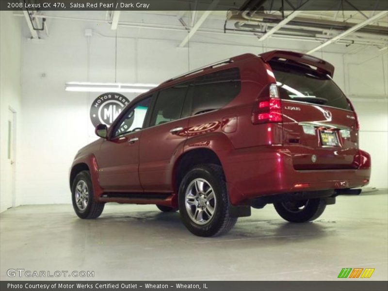 Salsa Red Pearl / Dark Gray 2008 Lexus GX 470