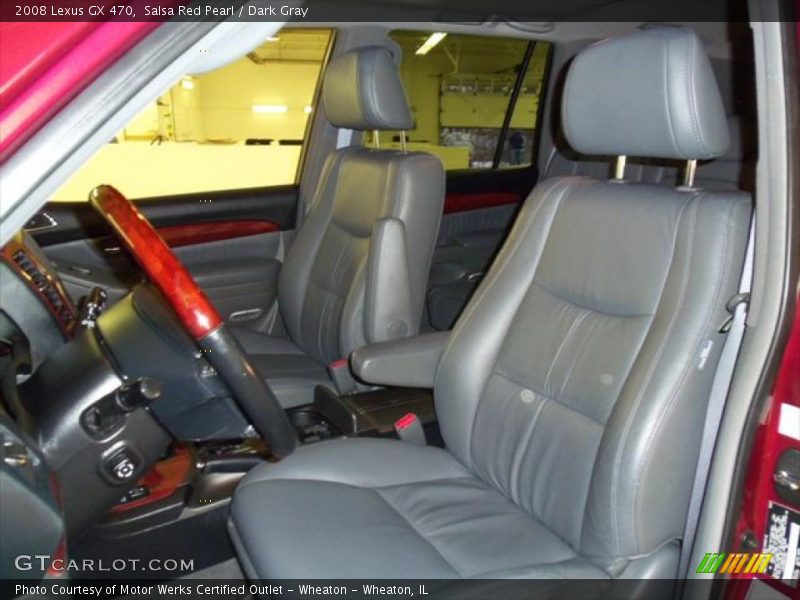 Salsa Red Pearl / Dark Gray 2008 Lexus GX 470