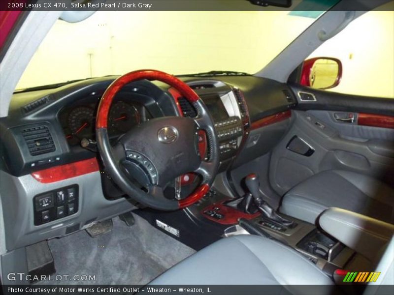 Salsa Red Pearl / Dark Gray 2008 Lexus GX 470