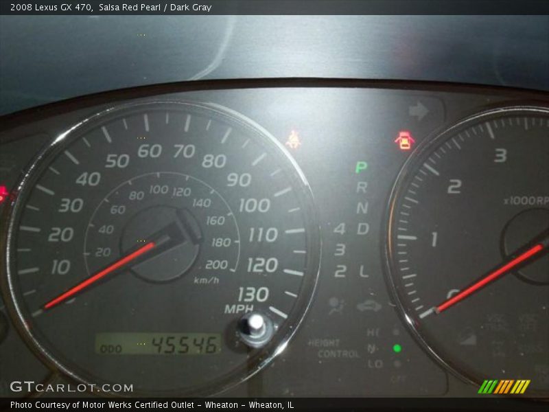 Salsa Red Pearl / Dark Gray 2008 Lexus GX 470