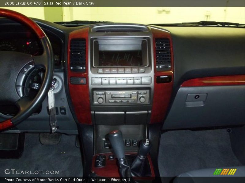 Salsa Red Pearl / Dark Gray 2008 Lexus GX 470