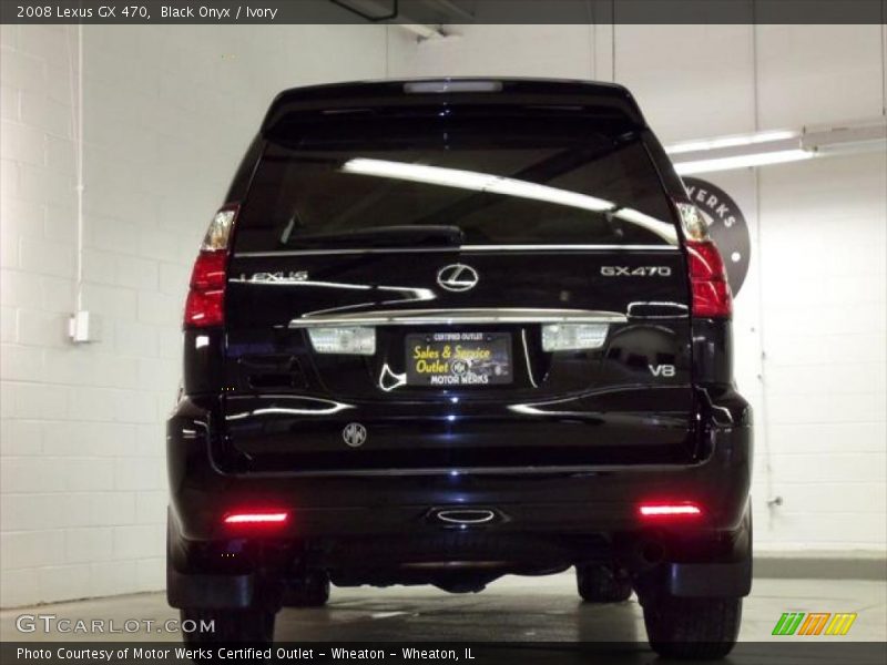 Black Onyx / Ivory 2008 Lexus GX 470