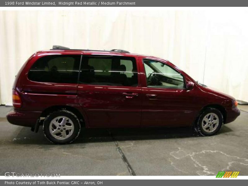 Midnight Red Metallic / Medium Parchment 1998 Ford Windstar Limited