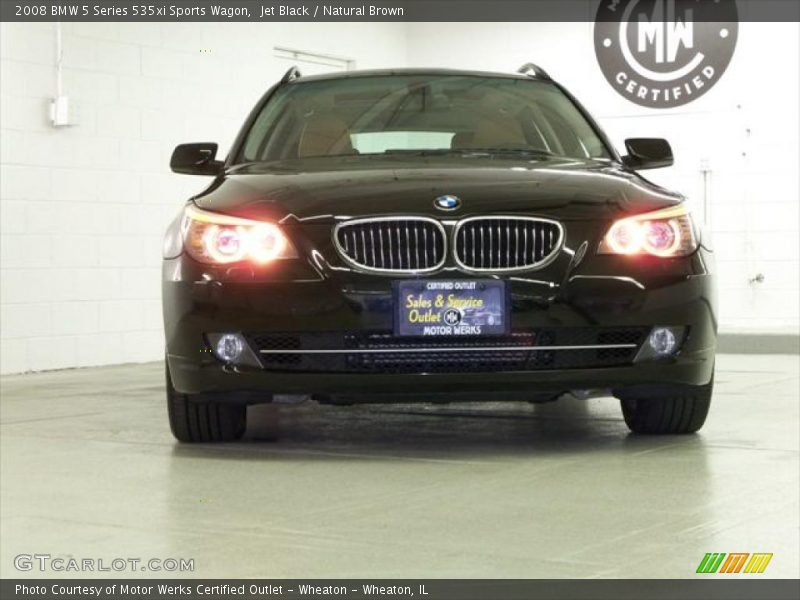 Jet Black / Natural Brown 2008 BMW 5 Series 535xi Sports Wagon
