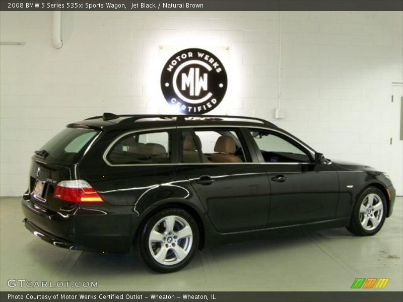 Jet Black / Natural Brown 2008 BMW 5 Series 535xi Sports Wagon