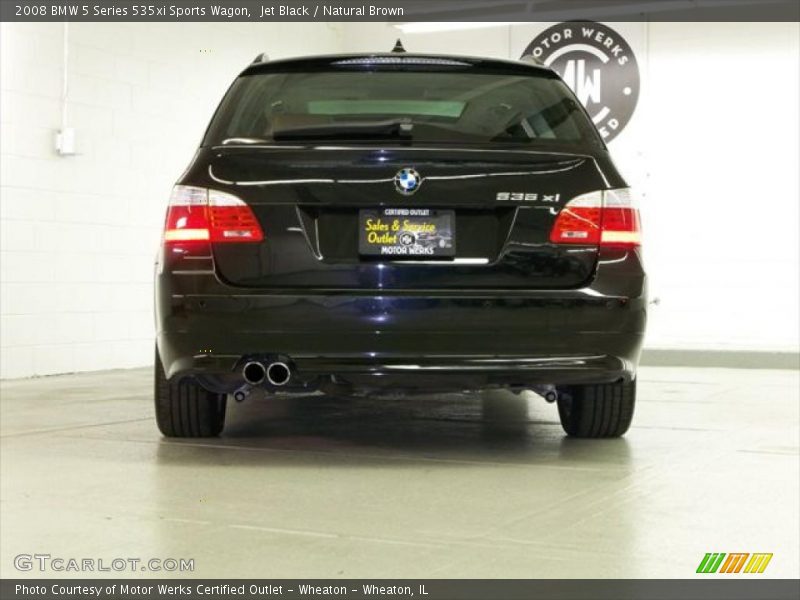 Jet Black / Natural Brown 2008 BMW 5 Series 535xi Sports Wagon