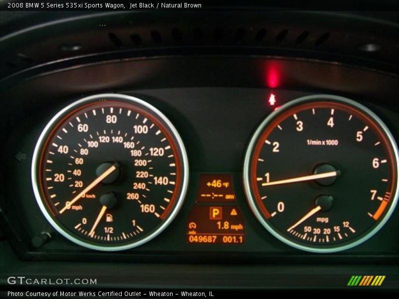 Jet Black / Natural Brown 2008 BMW 5 Series 535xi Sports Wagon