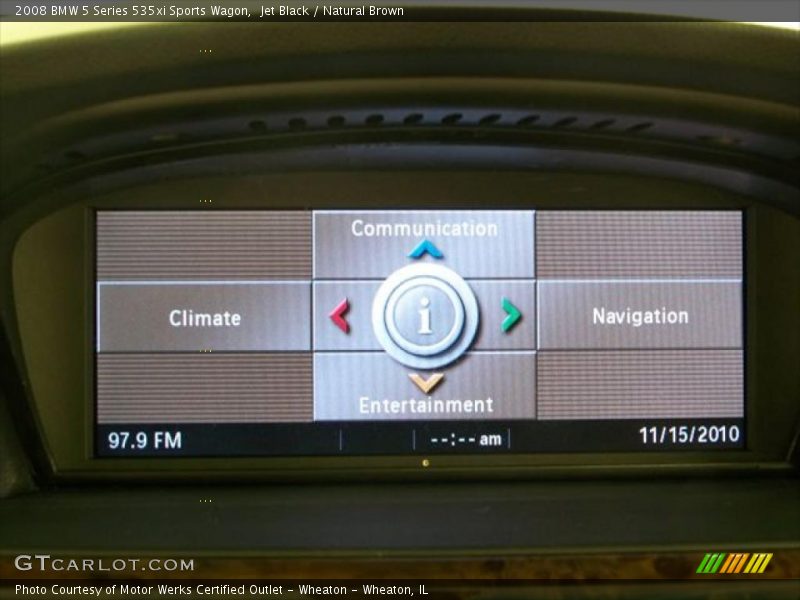 Jet Black / Natural Brown 2008 BMW 5 Series 535xi Sports Wagon