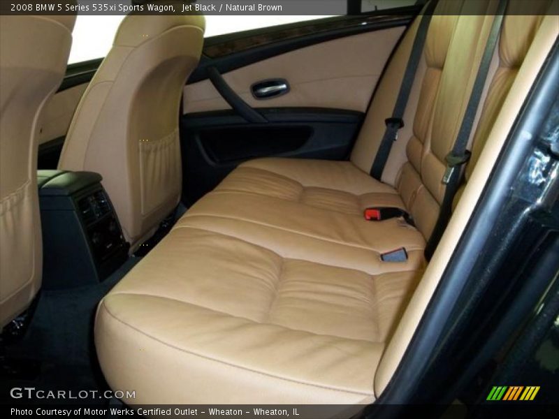 Jet Black / Natural Brown 2008 BMW 5 Series 535xi Sports Wagon
