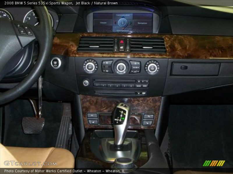 Jet Black / Natural Brown 2008 BMW 5 Series 535xi Sports Wagon