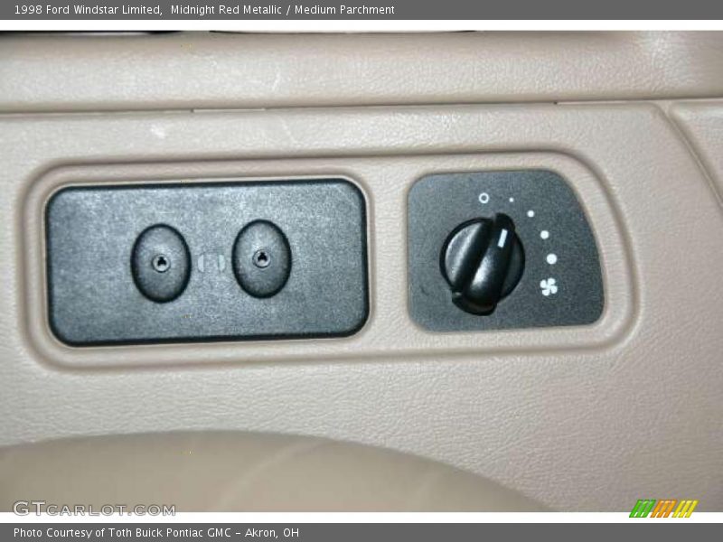 Midnight Red Metallic / Medium Parchment 1998 Ford Windstar Limited