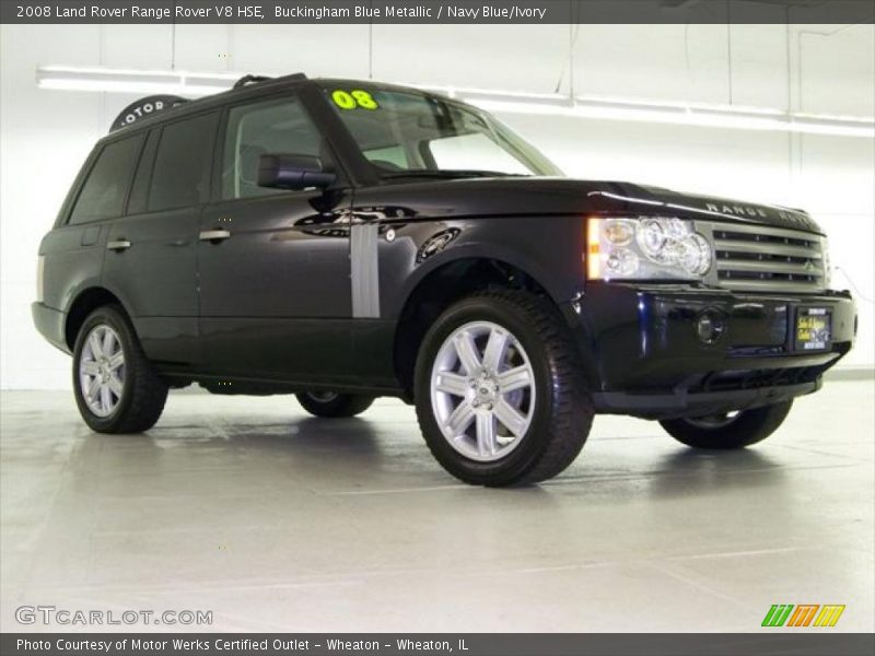  2008 Range Rover V8 HSE Buckingham Blue Metallic