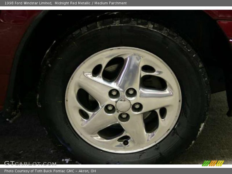 Midnight Red Metallic / Medium Parchment 1998 Ford Windstar Limited