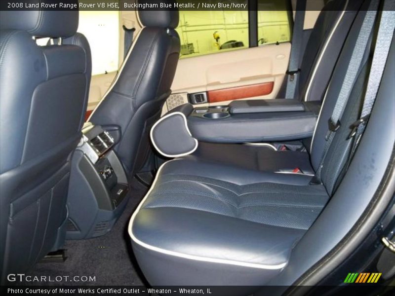  2008 Range Rover V8 HSE Navy Blue/Ivory Interior