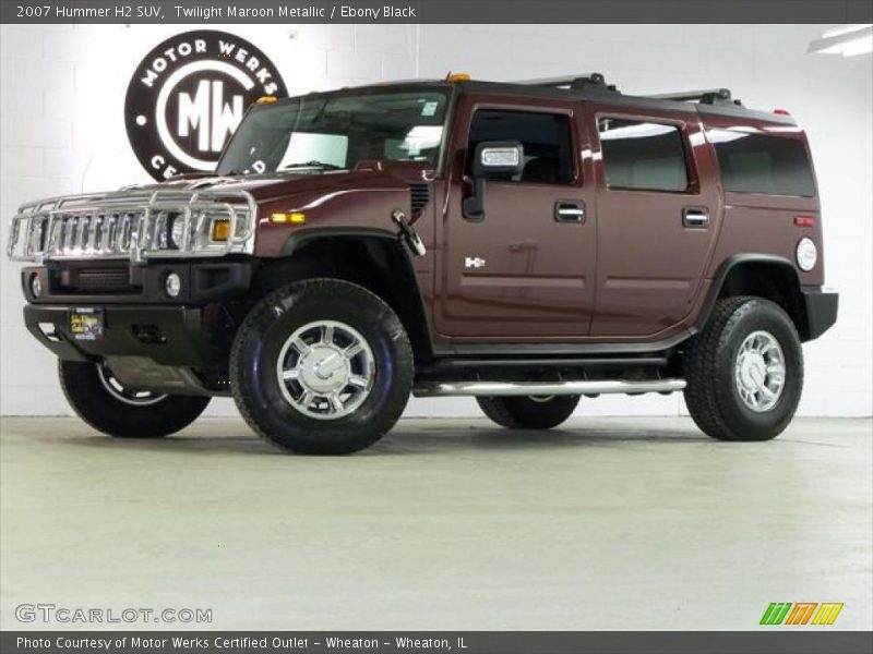 Twilight Maroon Metallic / Ebony Black 2007 Hummer H2 SUV