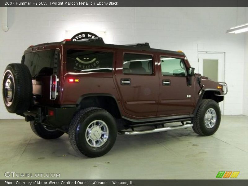 Twilight Maroon Metallic / Ebony Black 2007 Hummer H2 SUV