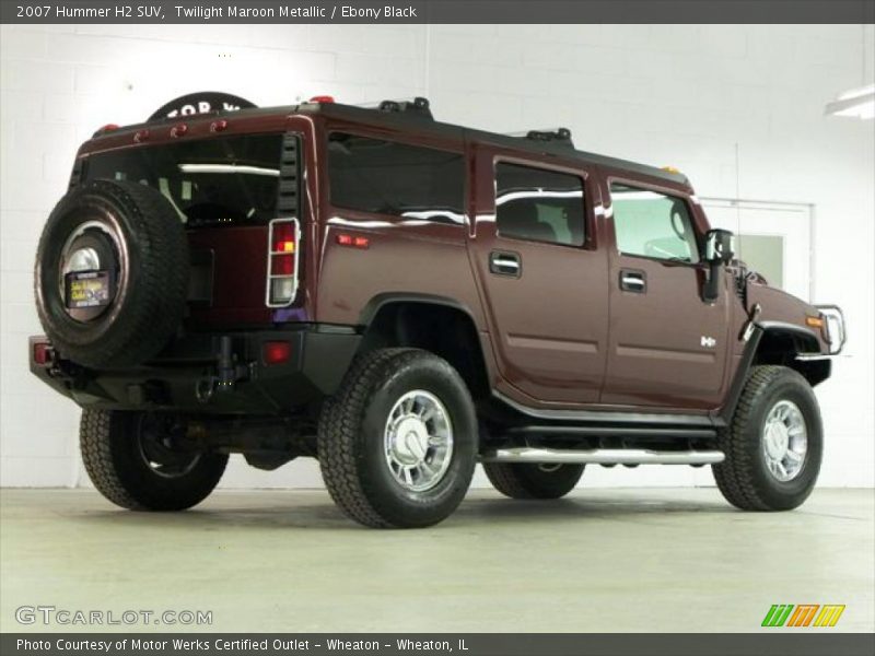  2007 H2 SUV Twilight Maroon Metallic