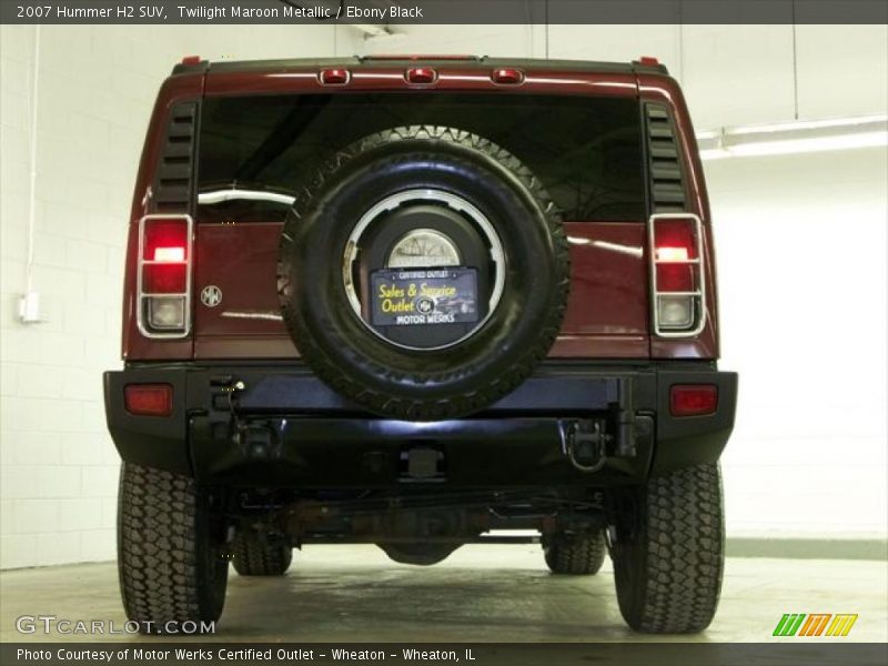 Twilight Maroon Metallic / Ebony Black 2007 Hummer H2 SUV