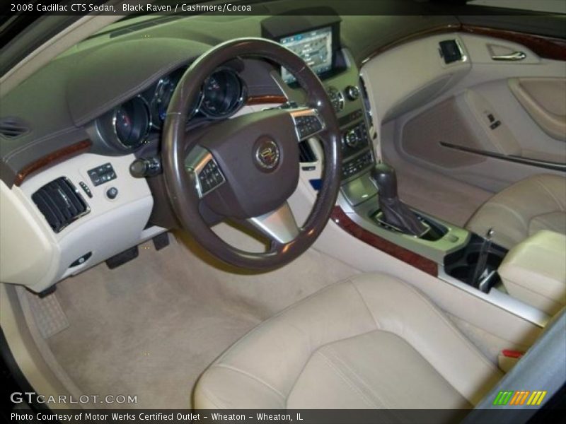 Cashmere/Cocoa Interior - 2008 CTS Sedan 