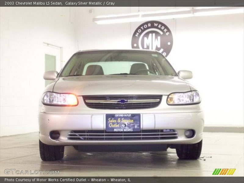 Galaxy Silver Metallic / Gray 2003 Chevrolet Malibu LS Sedan