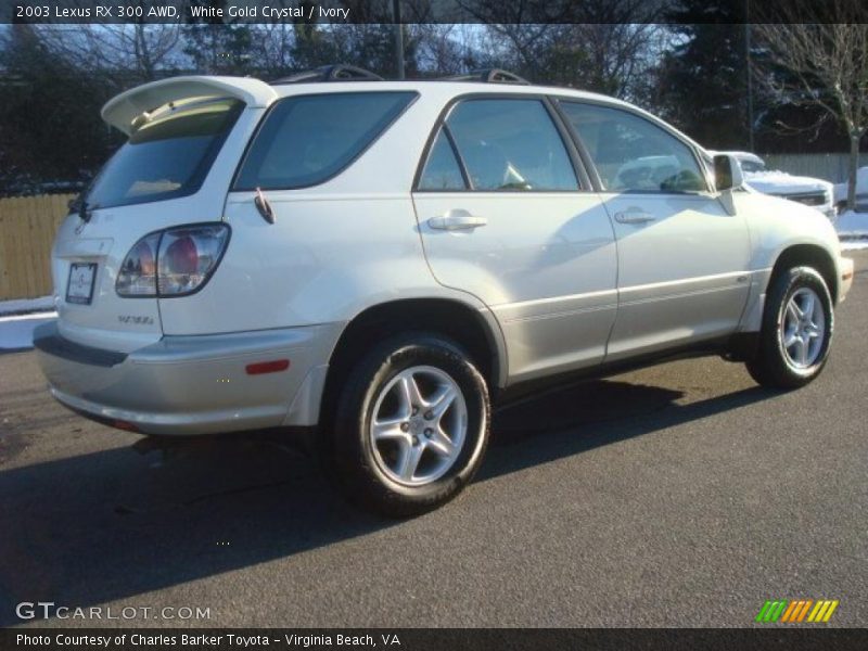 White Gold Crystal / Ivory 2003 Lexus RX 300 AWD