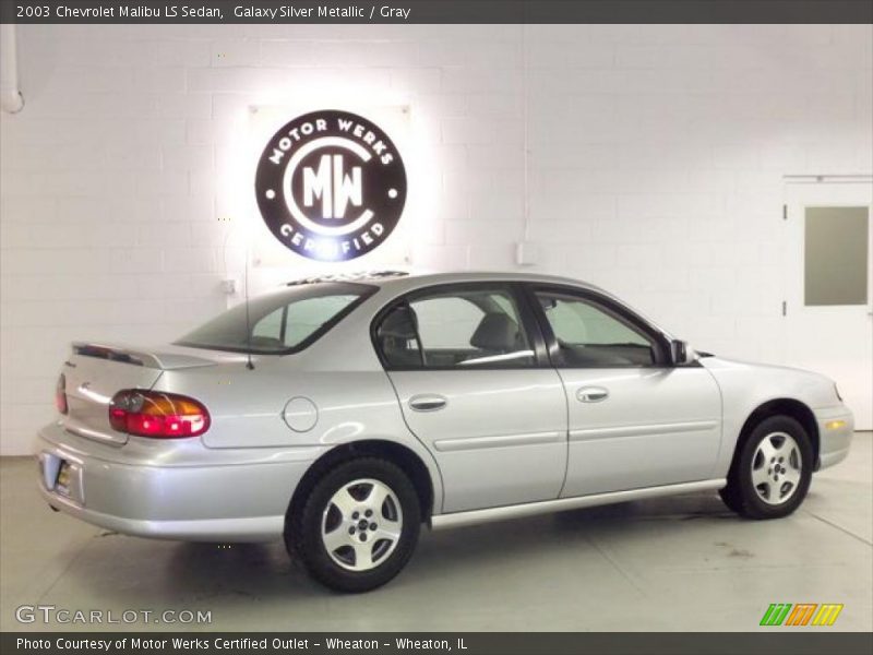 Galaxy Silver Metallic / Gray 2003 Chevrolet Malibu LS Sedan