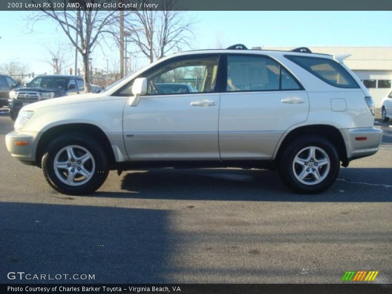 White Gold Crystal / Ivory 2003 Lexus RX 300 AWD