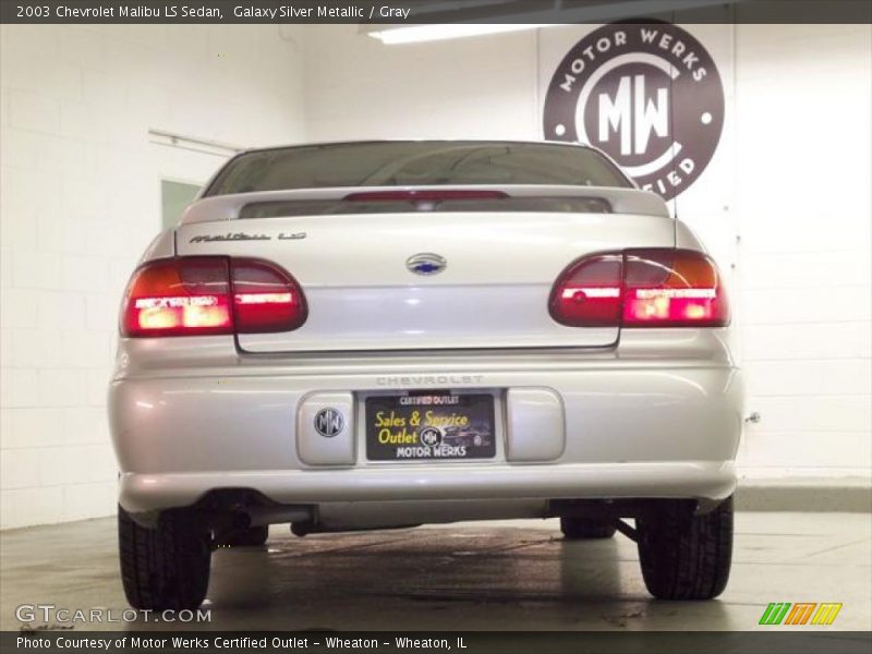Galaxy Silver Metallic / Gray 2003 Chevrolet Malibu LS Sedan