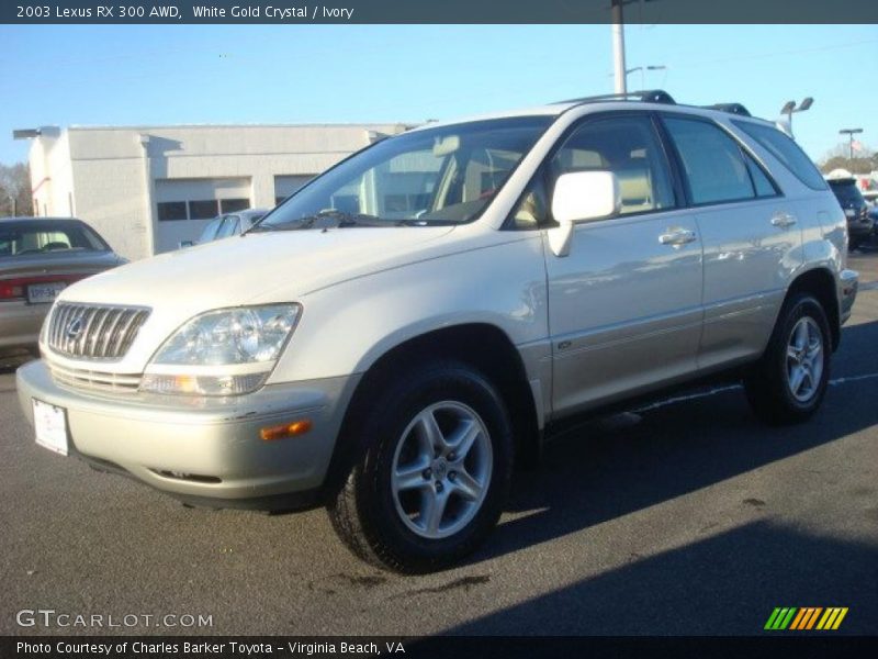 White Gold Crystal / Ivory 2003 Lexus RX 300 AWD