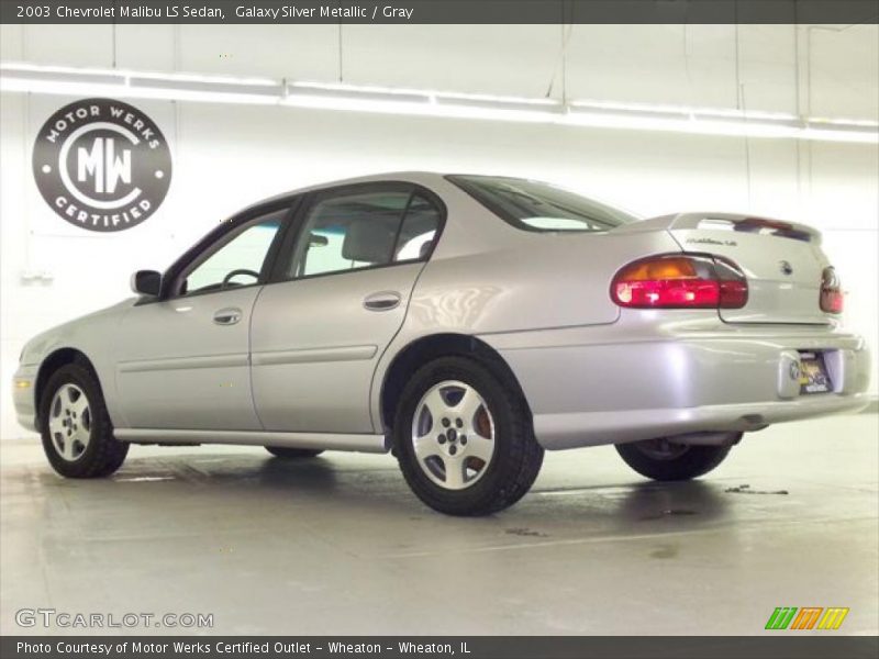 Galaxy Silver Metallic / Gray 2003 Chevrolet Malibu LS Sedan