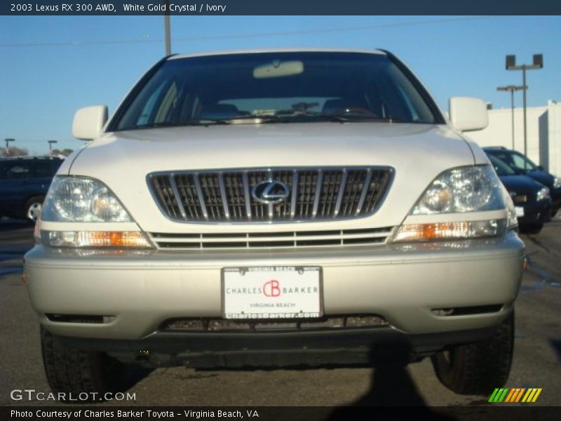 White Gold Crystal / Ivory 2003 Lexus RX 300 AWD
