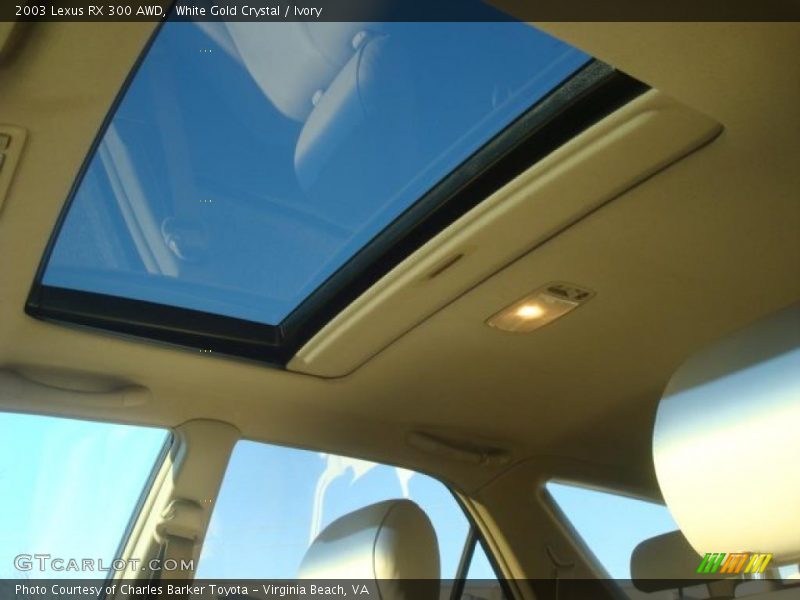 White Gold Crystal / Ivory 2003 Lexus RX 300 AWD
