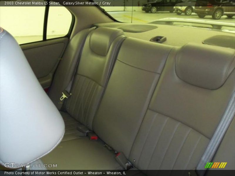 Galaxy Silver Metallic / Gray 2003 Chevrolet Malibu LS Sedan