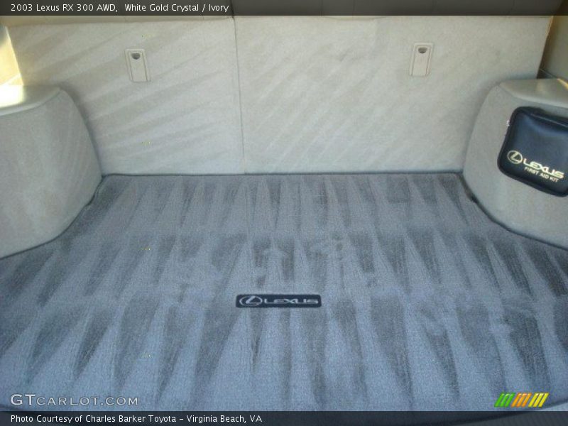 White Gold Crystal / Ivory 2003 Lexus RX 300 AWD