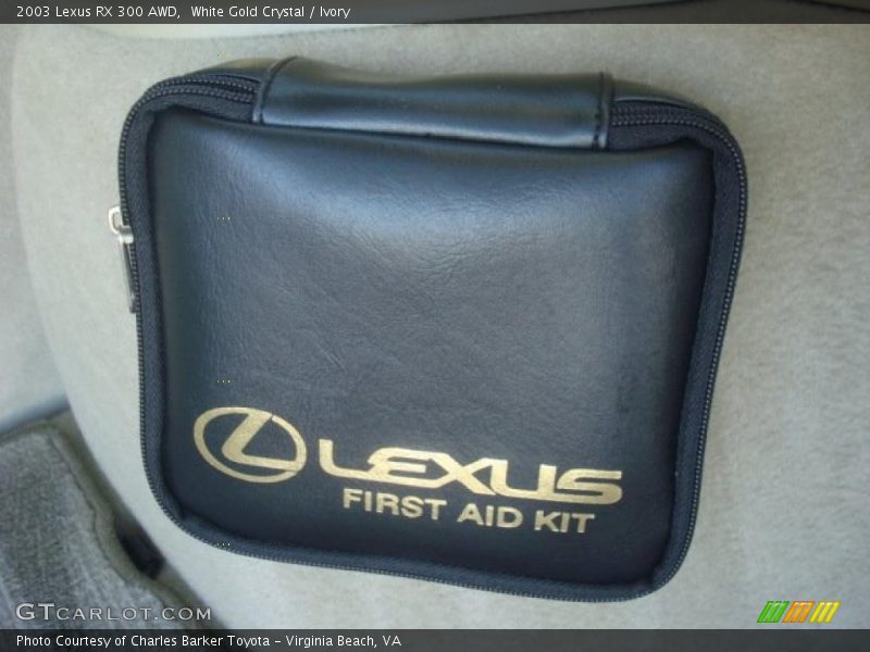 White Gold Crystal / Ivory 2003 Lexus RX 300 AWD