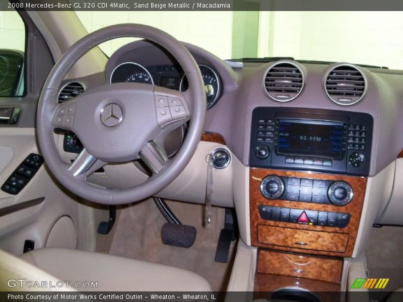 Sand Beige Metallic / Macadamia 2008 Mercedes-Benz GL 320 CDI 4Matic