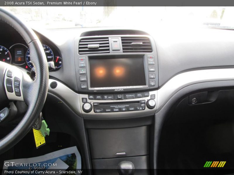 Premium White Pearl / Ebony 2008 Acura TSX Sedan