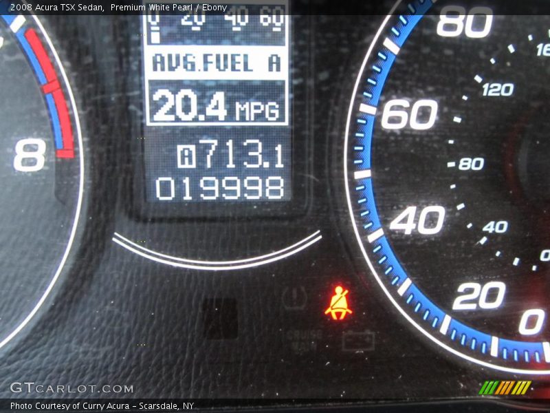 Premium White Pearl / Ebony 2008 Acura TSX Sedan