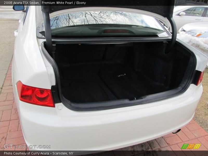 Premium White Pearl / Ebony 2008 Acura TSX Sedan