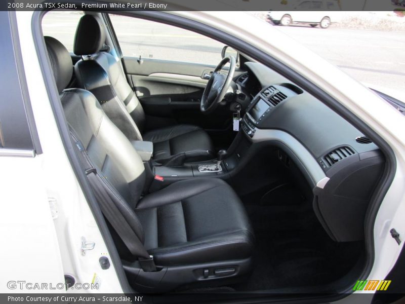 Premium White Pearl / Ebony 2008 Acura TSX Sedan
