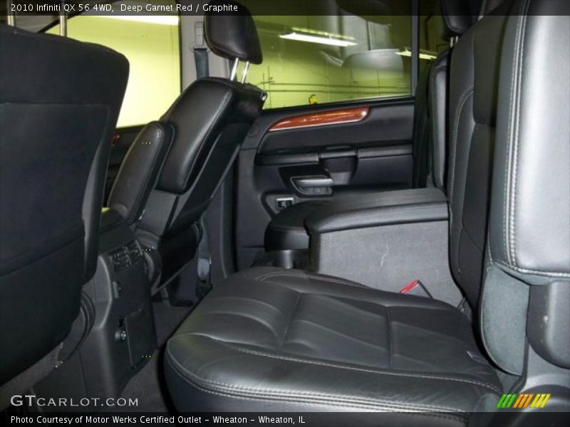 Deep Garnet Red / Graphite 2010 Infiniti QX 56 4WD